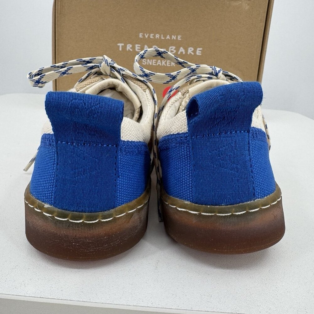 Everlane Tread Bare Sneaker size 8 Women's in Canvas/Red/Blue Lace-up Shoes - Picture 5 of 11